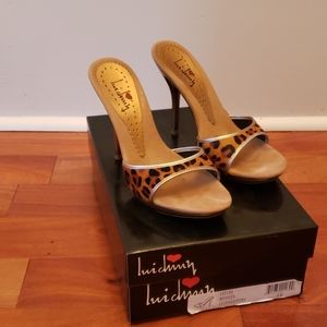 Luichiny heeled slide